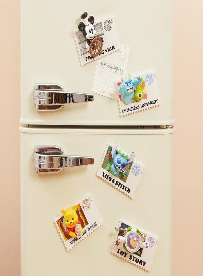 MINISO Disney Winnie The Pooh Retro Stamp Collection Blind Box Figure Random Design Stitch Mickey Surprise Boxes Mystery Collectible Toy for Home Decorations Birthday Gifts (Random One Figure) - Image 2